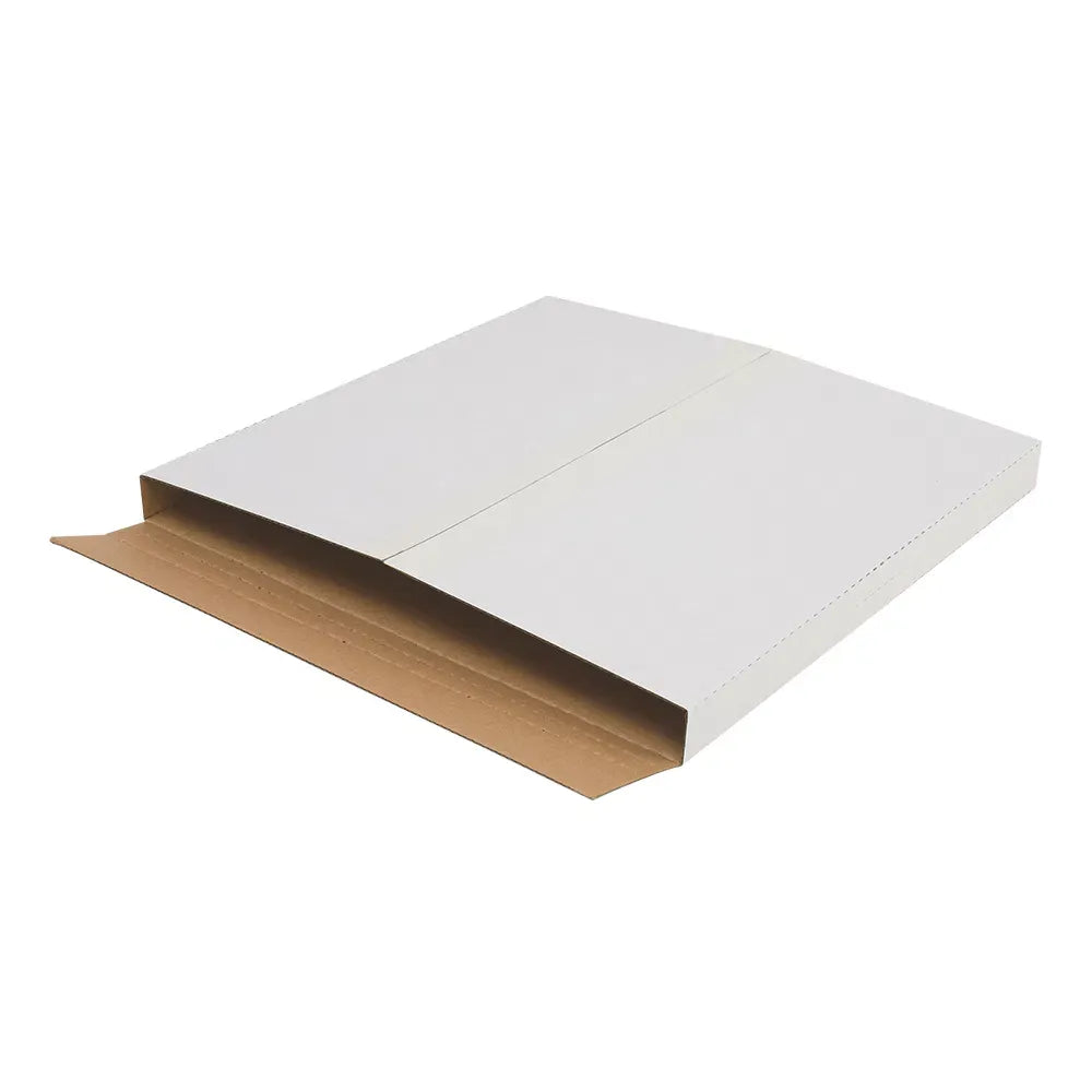 100 White Record Mailers 12.5x12.5 12" Vinyl LP Shipping Boxes Variable Depth