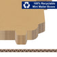 50 Pack 8.7x4.3x1 Shipping Boxes Corrugated Cardboard Mailers Self Locking Kraft