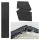 Water Activated Flood Barriers 14ft x 6.5in Sandless Sandbags 2 Pack Black