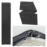 Water Activated Flood Barriers 14ft x 6.5in Sandless Sandbags 2 Pack Black