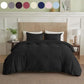 King Duvet Cover Set Soft Microfiber Luxury Bedding Hidden Zipper Corner Ties