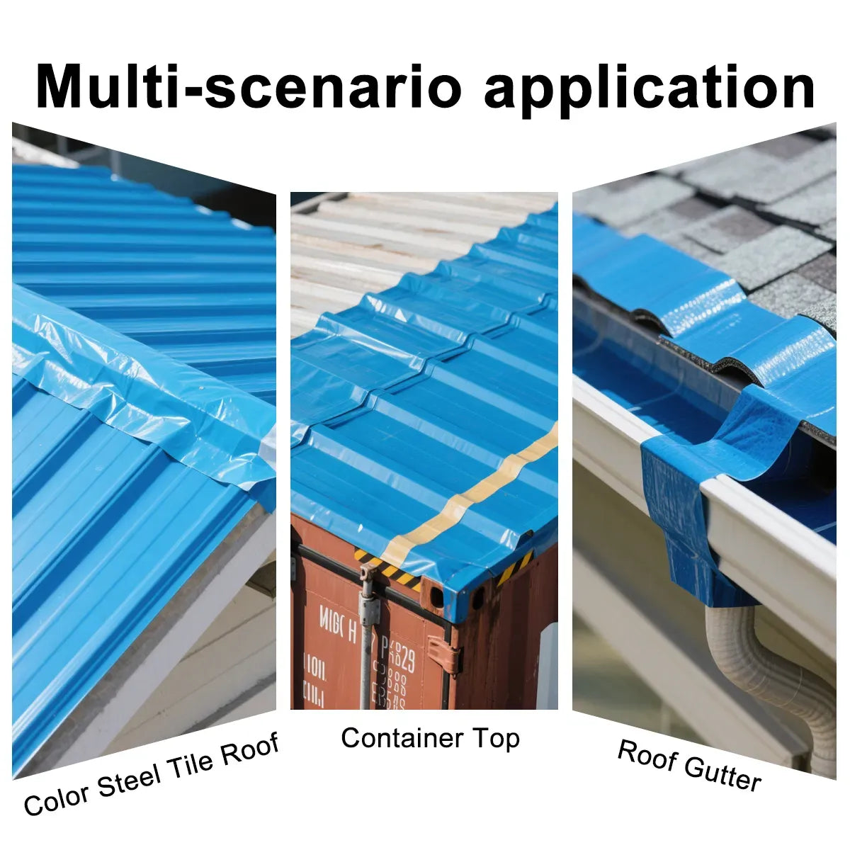 11.81x196.8 Roof Waterproof Tape Self Adhesive Leak Repair Gutter Patch Seal