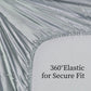 Twin Satin Sheets 3PC Gray 15in Deep Pocket Silky Soft Polyester Bedding Set