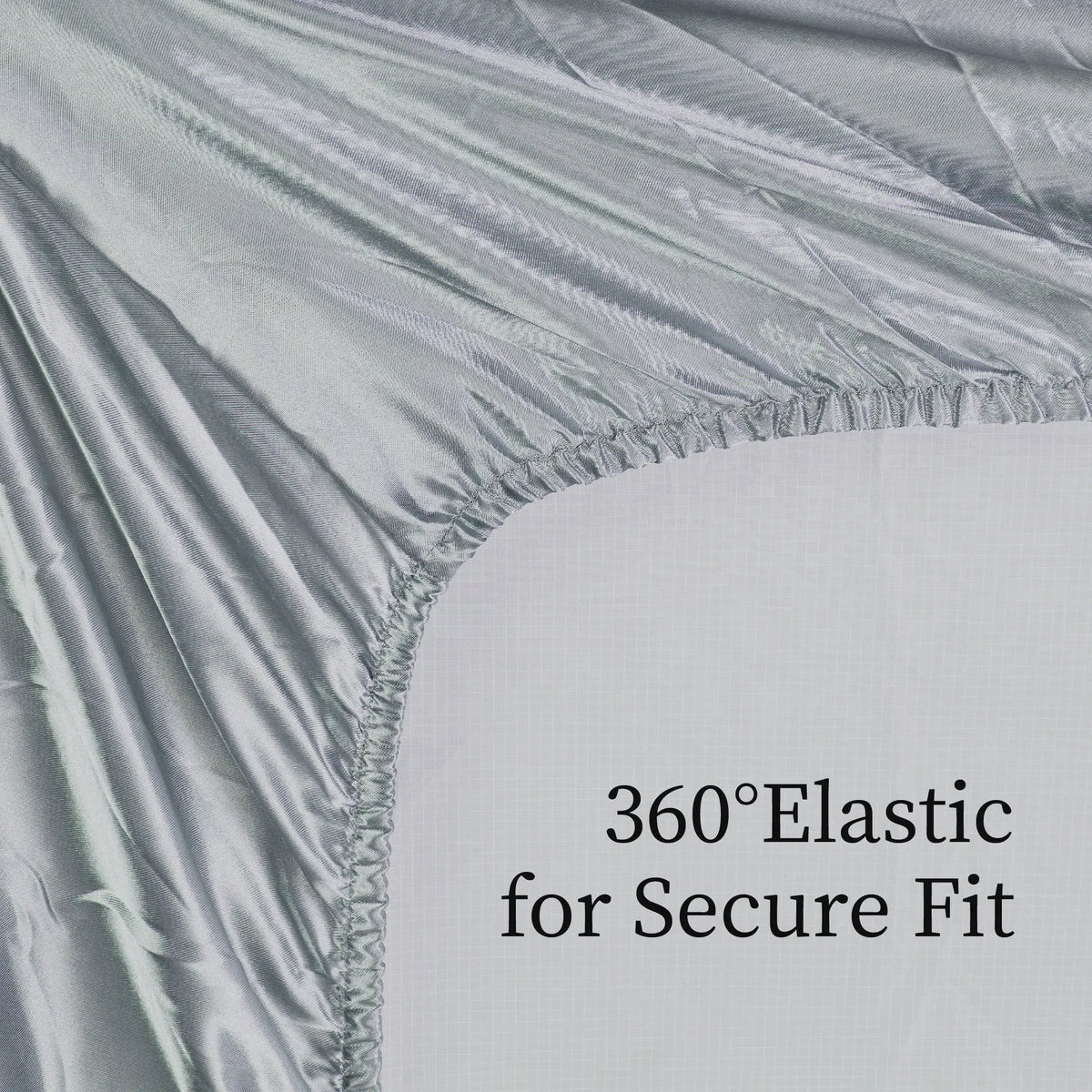 Twin Satin Sheets 3PC Gray 15in Deep Pocket Silky Soft Polyester Bedding Set