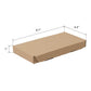 50 Pack 8.7x4.3x1 Shipping Boxes Corrugated Cardboard Mailers Self Locking Kraft