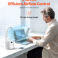 VEVOR Bladeless Desk Fan 12.99in USB Quiet 6 Speed Tower Fan Kids Safe