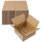 100 Pack 8x8x4 Shipping Boxes Corrugated Cardboard Mailing Packing Cartons Bulk
