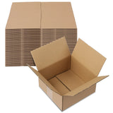 100 Pack 8x8x4 Shipping Boxes Corrugated Cardboard Mailing Packing Cartons Bulk