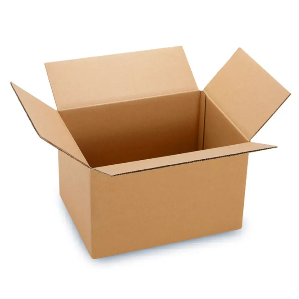 100 Pack 8x6x4 Shipping Boxes Corrugated Cardboard Mailing Packing Cartons Bulk