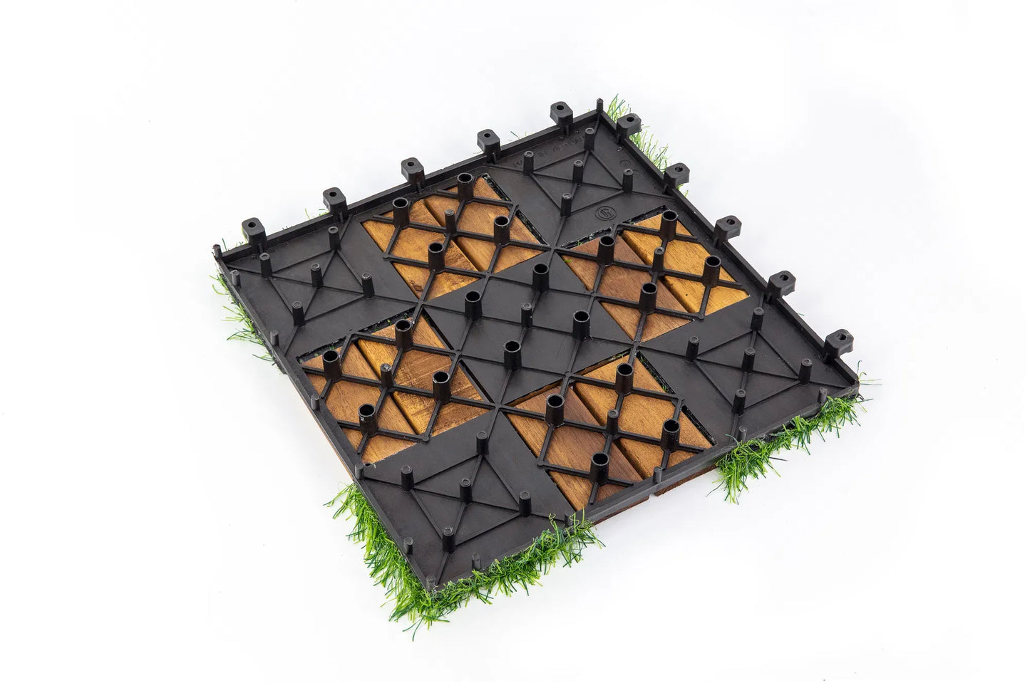 Acacia Wood Deck Tile Interlocking Flooring Waterproof Tiles Outdoor Patio 12x12