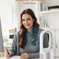 VEVOR Bladeless Desk Fan 12.99in USB Quiet 6 Speed Tower Fan Kids Safe