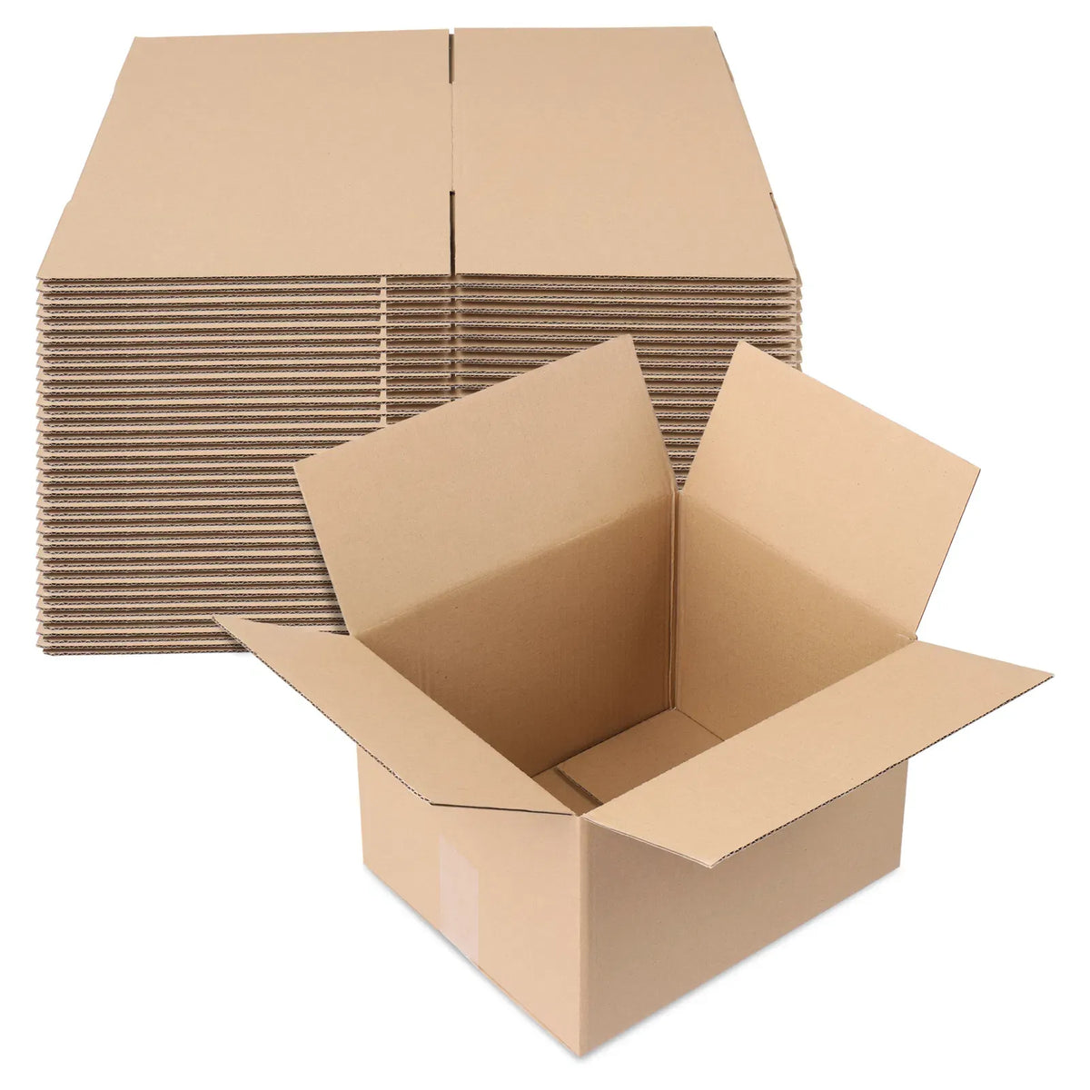 50 Pack 12x10x8 Shipping Boxes Corrugated Cardboard Mailing Cartons 3mm Kraft