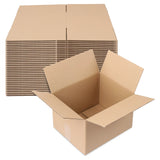50 Pack 12x10x8 Shipping Boxes Corrugated Cardboard Mailing Cartons 3mm Kraft
