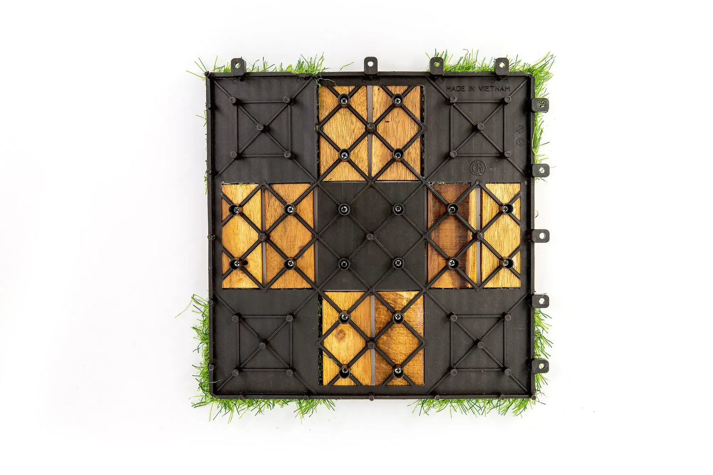 Acacia Wood Deck Tile Interlocking Flooring Waterproof Tiles Outdoor Patio 12x12