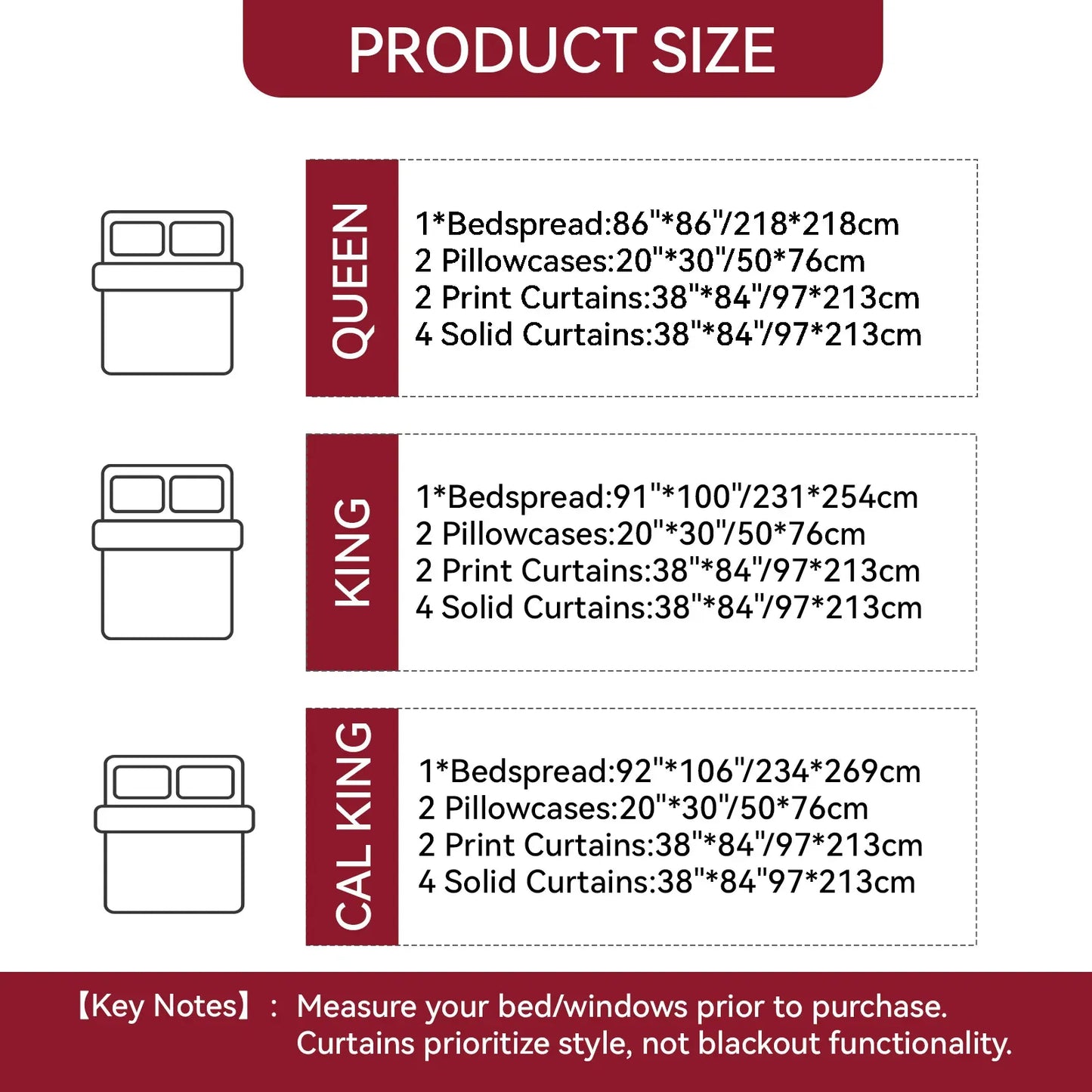 9 Piece Bed in a Bag Set Red Feather Bedspread Curtains Queen King Cal king