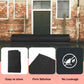 Water Activated Flood Barriers 14ft x 6.5in Sandless Sandbags 2 Pack Black
