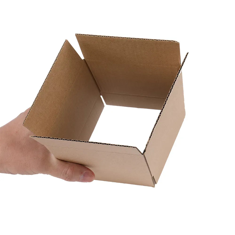 100 Pack 4x4x4 Shipping Boxes Corrugated Cardboard Mailing Box Bulk 4x4x4"