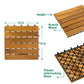 Acacia Wood Deck Tile Interlocking Flooring Waterproof Tiles Outdoor Patio 12x12