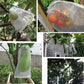 Fruit Protection Bags 12x8 10 Pcs Insect Barrier Mesh Bags Drawstring White