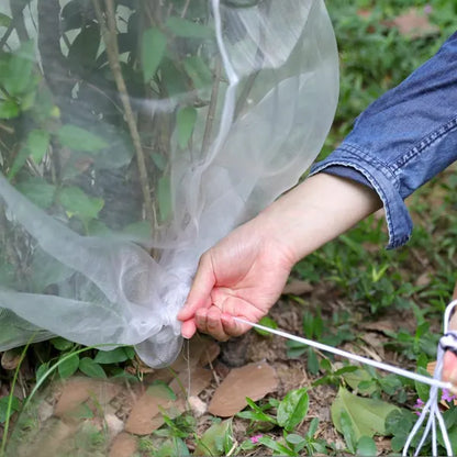 72x72 Insect Barrier Bag With Rope Fruit Tree Netting Cover Bird Squirrel Mesh