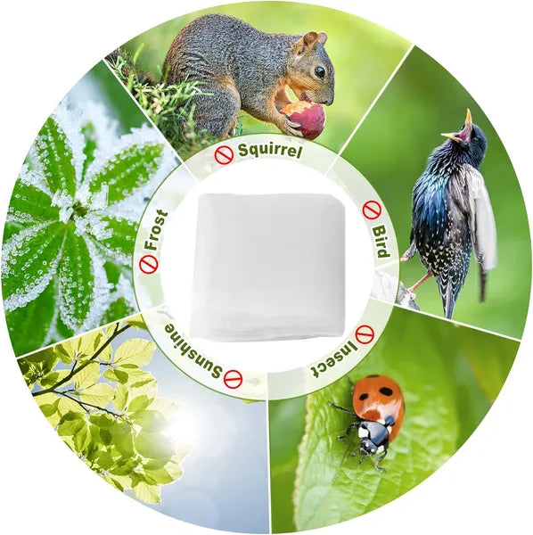 Garden Insect Netting Ultra Fine Mesh Plant Cover Raised Bed Screen White Black
