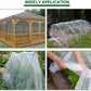 Garden Insect Netting Ultra Fine Mesh Plant Cover Raised Bed Screen White Black