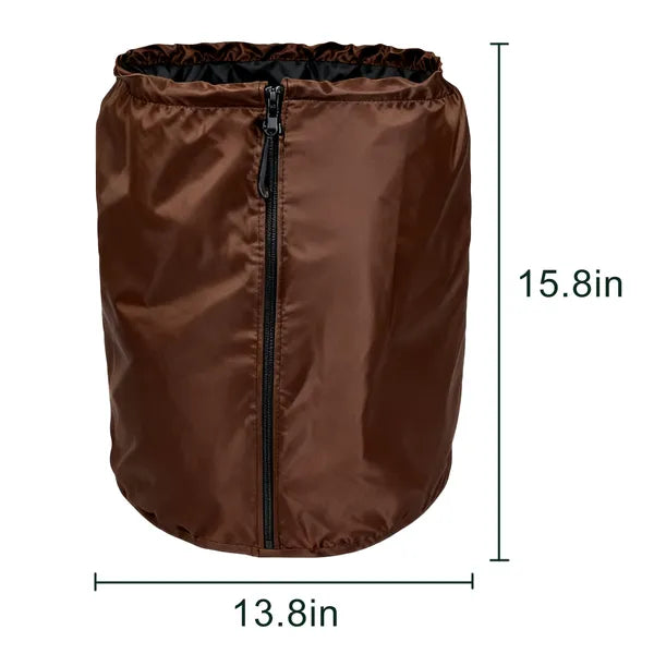 Plant Covers Freeze Protection Winter Frost Bag Zipper Drawstring Outdoor Garden