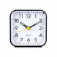 LED Desk Alarm Clock Battery Powered Quiet Non‑Ticking Nightlight Snooze for Bedroom