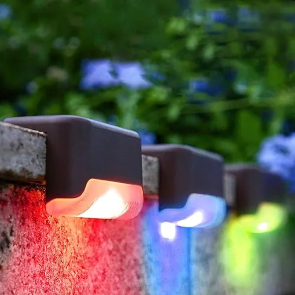 Solar Deck Lights Outdoor Waterproof LED Step Lights for Stairs Fence 16 32 Pack