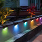 Solar Deck Lights Outdoor Waterproof LED Step Lights for Stairs Fence 16 32 Pack