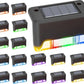 Solar Deck Lights Outdoor Waterproof LED Step Lights for Stairs Fence 16 32 Pack