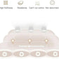 Twin Size Futon Mattress Topper Thick Floor Sleeping Pad Checkered 3D Edge