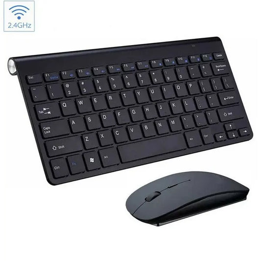 Mini Wireless Keyboard Mouse Combo 2.4G USB for Mac Apple PC Computer
