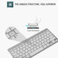 Mini Wireless Keyboard Mouse Combo 2.4G USB for Mac Apple PC Computer
