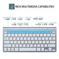 Mini Wireless Keyboard Mouse Combo 2.4G USB for Mac Apple PC Computer