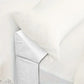 Bed Gap Filler Pillow 54 Inch Full Mattress Wedge Cushion Bamboo Cover White
