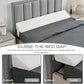 Bed Gap Filler Pillow 54 Inch Full Mattress Wedge Cushion Bamboo Cover White