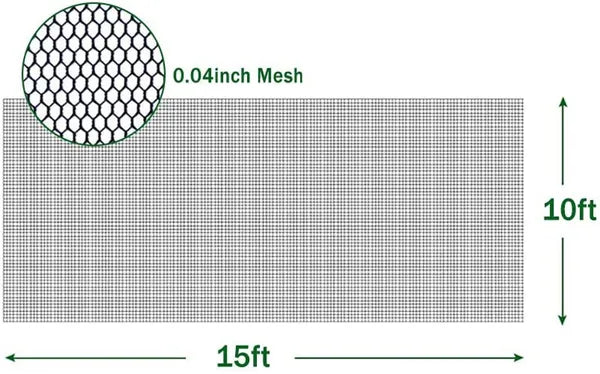 DIY Mosquito Netting Fabric Fine Mesh Insect Barrier Net Screen Patio Window Canopy