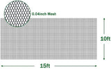 DIY Mosquito Netting Fabric Fine Mesh Insect Barrier Net Screen Patio Window Canopy