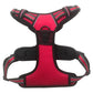 Large No Pull Dog Harness Adjustable Reflective Padded Vest Handle Red Black