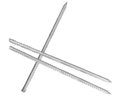 24 Inch Rebar Ground Stakes 0.47" Heavy Duty Steel Anchors Rust Proof 20 Pack