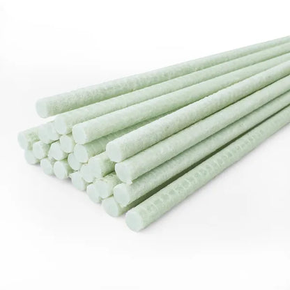 Fiberglass Rebar 1/2" x 48" 12 Pack FRP Non Corrosive Concrete Rods White