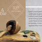 Olive Wood Mortar and Pestle Rustic Handmade Spice Grinder Set