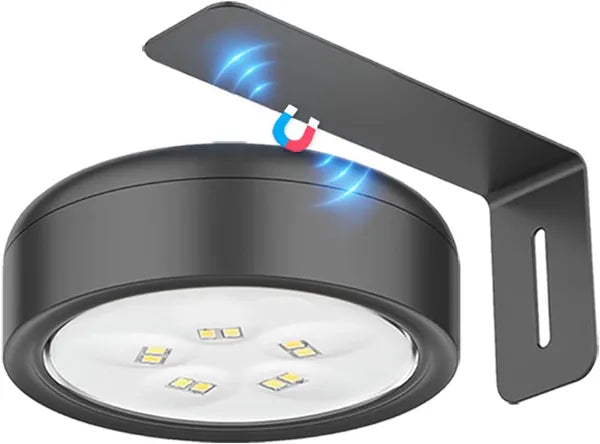 Magnetic Picture Lights Battery Powered Wall Light Wireless Remote Dimmable Black