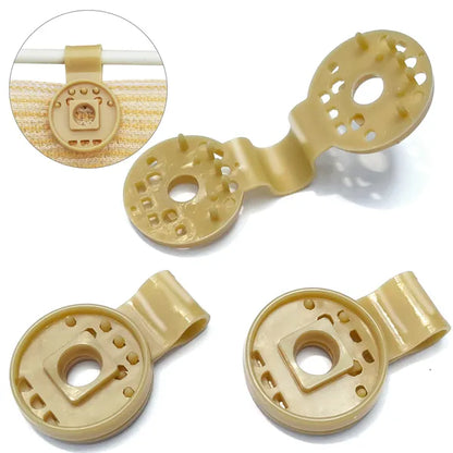 Shade Cloth Plastic Clips 24 Pack Heavy Duty Locking Grip Clips Wheat Fasteners