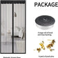 Magnetic Screen Door 39x83 Hands Free Auto Close Mesh Curtain Patio Balcony Black