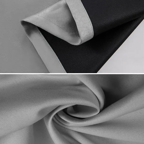 Blackout Curtains Set of 2 52x84 Thermal Grommet Room Darkening Privacy