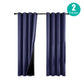 Blackout Curtains Set of 2 52x84 Thermal Grommet Room Darkening Privacy