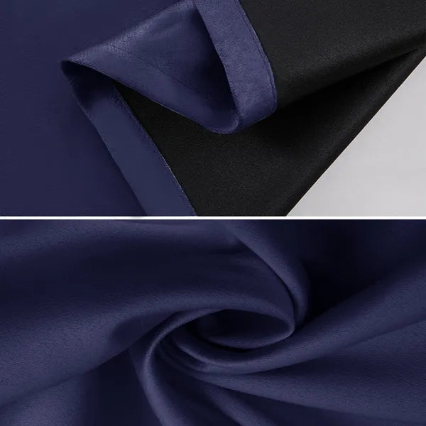 Blackout Curtains Set of 2 52x84 Thermal Rod Pocket Room Darkening Privacy