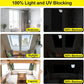 100% Blackout Shade Portable Travel Window Blinds 39.4x57" No Drill Cut to Size RV
